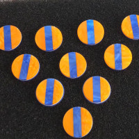 Time Listrado Azul Laranja (Encomenda)